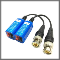 HD CVI/AHD/TVI twisted BNC CCTV passive transceiver Cat5 CCTV UTP video Balun IPC for 2MP 3MP 4MP 210C In the 200M Range