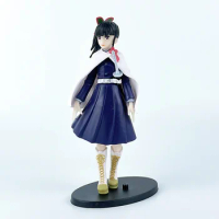 Anime Demon Slayer Tsuyuri Kanao Kamado Tanjirou Standing Posture StatuePVC Action Figure Collectible Model Toy Opp Bag