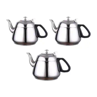 Stainless Steel Tea Kettle Cooker Fast Heating Bas Multi Purpose Stovetop Teapot for Kitchen Indoor Outdoor Electric Stove