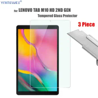3Packs Glass Protector for Lenovo Tab M10 HD 2nd Gen TB-X306F TB-X306X Screen Protective Films for Lenovo Tab M10 HD 2ND X306