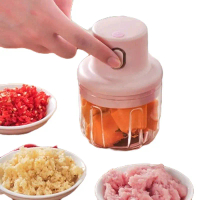 Blender Chopper Mini USB 100ml FOOD GRADE Alat Giling Bawang Putih Merah Cabe Tomat Kunyit Kemiri Bu
