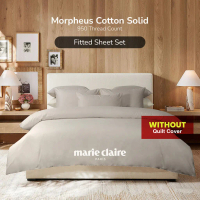 Online Exclusive Marie Claire MORPHEUS Solid 100% Cotton | 950TC Bedsheet w/o Quilt Cover - 5 Colour