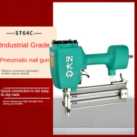 Steel nail gun large capacity strong pressure code nail gun door nail straight nail manual nail gun