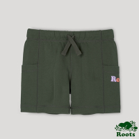 Roots 大童- 心靈平衡系列 口袋設計休閒短褲-杜松綠