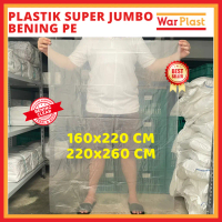 SUPER JUMBO Plastic 160x220cm & 220x260 THICK PE Anti Tear Water Leak |   Large Mattress Bed Plastic