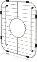 Orgneas Sink Protectors for Kitchen Sink Single Bowl Sink Bottom Grid 12.5"x10.5"x1.25" 304 Premium 