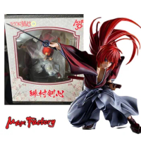 MAXFACTORY Original Rurouni Kenshin HIMURA KENSHIN PVC Action Figure Anime Figure Model Toys Figure Collection Gift for Children