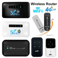 4G LTE Mobile Router Mini Type-C USB Hotspot Mobile Power Bank Pocket WiFi for Business Office Network for Outdoor Trip Internet