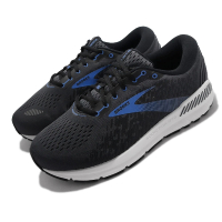 【BROOKS】慢跑鞋 Addiction GTS 15 4E 男鞋 超寬楦頭 路跑 緩震 回彈 運動休閒 黑 藍(1103654E077)