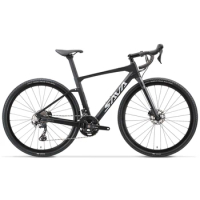 SAVA Gravel Road Bike GRX 600 22 Speed Carbon Fiber Road Bike 700C*40C with CE+UIC Approval