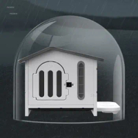 Simple House for Dog Plastic Dog Houses Indoor Kennel Winter Warm Dog House Four Seasons Universal Dog Cage Home Dog House Villa