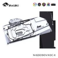 Bykski Watercooler For Colorful iGame Geforce RTX 3080,3090,3080Ti Vulcan OC Card Cooled ,Full Cover Water Block,N-IG3090VXOC-X