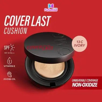 OMG Oh My Glam Coverlast Cushion 15g | Cusion Foundation Skin Tint High Coverage Dewy Finish Cushion