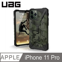 強強滾p-UAG iPhone 11 Pro 耐衝擊迷彩保護殼-綠
