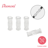 Medical Plastic 4mm Female To Female Coupler Luer Syringe Connector Transparent For Pneumatic Parts Leak Proof