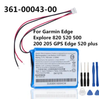 New Original Battery For Garmin Edge Explore 820 520 500 200 205 GPS Edge 520 plus 361-00043-00 High Quality