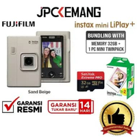 JPC KEMANG Fujifilm Instax Mini LiPlay+ / Liplay Fuji Instax Mini Li Play Plus Hybrid Instant Camera