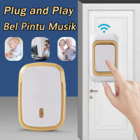 BEL RUMAH TANPA KABEL / BEl RUMAH WIRELESS / DOOR BELL PINTU 1 RECIVER