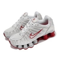 Nike 休閒鞋 Wmns Shox TL 女鞋 Platinum Tint 白 紅 厚底 透氣 彈簧鞋 FZ4344-001