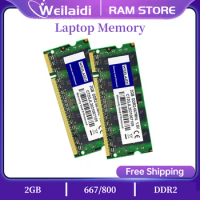 Memoria Ram DDR2 2GB 4GB PC2-6400S 800MHz PC2-5300S 667MHZ 200PIN 1.8V Non-ECC SO-DIMM Desktop Laptop Memory CL5 Dual Channel