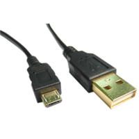 【最高22%回饋 5000點】 I-wiz USB 2.0 A公/Micro B公 黑色鍍金傳輸充電線 30CM