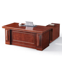 【MUNA 家居】5318型胡桃色6尺辦公桌組/含側櫃活動櫃(辦公桌 書桌 電腦桌 桌子 收納)