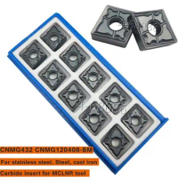 CNMG432 BM CNMG120408-BM Carbide insert CNC Indexable insert for stainless steel cemented carbide Turning insert CNC
