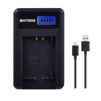 Batmax NB-13L NB 13L NB13L LCD USB Battery Charger for Canon PowerShot G5X G7X G9X G7 X Mark II G9 X,SX620 SX720 SX730 HS