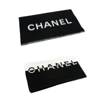 CHANEL 香奈兒 經典LOGO 雙色圍巾/披肩 (多款多色選)