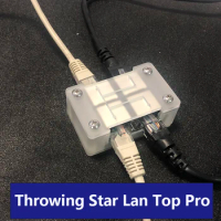 Passive Ethernet tap throwing Star LAN Tap Network Packet Capture Mod Replica Monitoring Ethernet Communication with Box RJ45