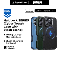 ESR iPhone 16 Pro Max Cyber Tough Case with Stash Stand (HaloLock)