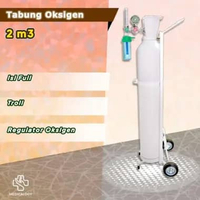 Tabung Oksigen 2 m3 Set Lengkap Siap Pakai