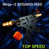 ท้ายสั้นดาว+ไฟเลี้ยว supeem+ รีเลย์ ใส่ ninja / Z 300-400-650 ชุดโปรไฟเลี้ยว รีเลย์ ท้ายสั้นดาว ni