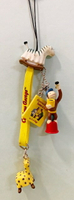【震撼精品百貨】Curious George  好奇的喬治猴  日本喬治猴 手機吊飾/鑰匙圈-椅子#47391 震撼日式精品百貨