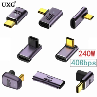 USB 4 40Gbps Type C To USB C PD 240W Adapter Connector 8K 4k 60Hz Fast Charging Converter For MacBook Pro MPS5 Nintendo Switch