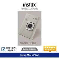 Instax Mini LiPlay+ - Hybrid Camera Instan Fujifilm Instax Mini LiPlay + Sand Beige