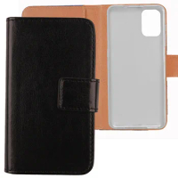 For Motorola Moto G9 Plus 6.81" Case Solid Color Leather Flip Wallet Cover For Motorola Moto G9 Plus Mobile Phone Case