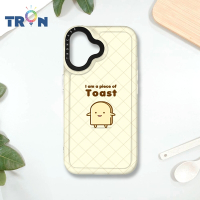 TRON IPHONE 16 吐司麵包君心情系列 MAGSAFE 磁吸 防摔 太空殼 透白 手機殼