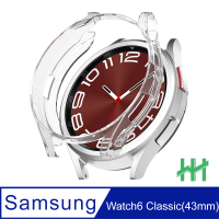【HH】SAMSUNG Galaxy Watch6  Classic -43mm-透明-TPU包覆防撞手錶殼系列(HPC-MDSSW643-ST)