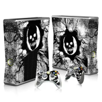 Top quality stickers Vinyl Skins For Microsoft Xbox 360 Slim Sticker Controller and Console Protective Skins