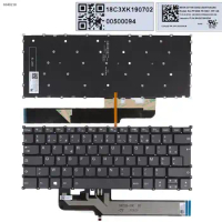 FR Laptop Keyboard for Lenovo Ideapad S540-14api Gray with Backlit