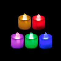 New Flameless LED Tealight Tea Candles Wedding Light Romantic Candles Lights for Birthday Party Wedding Decorations
