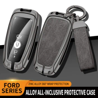 Zinc Alloy Car Key Case Cover for Ford Ranger Wildtrak Remote Control Protector For Ford Ranger Wildtrak Key Cover Accessories