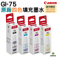 CANON GI-75 GI75 原廠填充墨水 四色一組 GX1070 GX2070