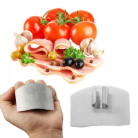 Vegetables Cutting Hand Guard Finger Protection Appliances Kitchen Gadgets Stainless Steel 30g4120
