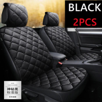 Sinjayer Universal Car Front Seat Covers Protector Cushion Mat For Volkswagen VW CC T-roc Jetta Golf Magotan Beetle POLO Bora Sc