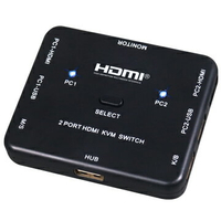 (現貨)DigiFusion伽利略 HKVM2S HDMI 4K2K KVM電腦切換器2埠 電子式