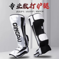 MMA Boxing Muay Thai Shin Guards Kickboxing Leg Support Shield Equipment Karate Ankle Foot Protection