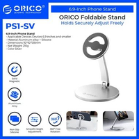 ORICO Magnetic Phone Stand MagSafe Aluminium Foldable Holder 6.9 Inch - PS1 PS1-SILVER