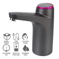 Electric Water Pump USB Charging Gallon Bottle Drinking Switch Automatic Water Dispenser Button Dispenser Touch Control